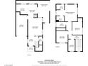 Detailed floor plan showcasing the layout of the home, including room dimensions and overall structure at 6125 Broken Slate Way, Las Vegas, NV 89139