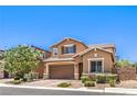 Beautiful two-story home featuring well-kept landscaping and a spacious two-car garage at 10961 Winter Rise St, Las Vegas, NV 89141
