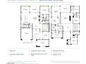Detailed floor plan showcasing the layout of this modern two-story home at 4846 Shady Ridge Dr, Las Vegas, NV 89135