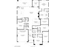 Spacious home floor plan featuring five bedrooms, four bathrooms, and an open concept living area at 10809 Agate Cliffs Ave, Las Vegas, NV 89135