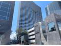 A contemporary multi-story building with a sleek design, offering urban living in style at 4525 Dean Martin Dr # 2704, Las Vegas, NV 89103