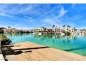 Stunning water view of beautiful homes along the lake at 3111 Lido Isle Ct, Las Vegas, NV 89117