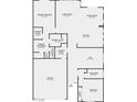 Detailed floorplan showcasing the layout, dimensions, and features of the property at 2889 Anteres St, Las Vegas, NV 89117