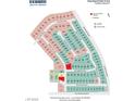 Community map highlighting available lots in a residential neighborhood at 1198 Dre Harbor Pl. Ln # 86, North Las Vegas, NV 89084