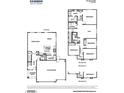 Detailed two-story floor plan featuring a large great room, kitchen, and multiple bedrooms at 1198 Dre Harbor Pl. Ln # 86, North Las Vegas, NV 89084