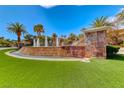 Multi-tiered water feature creates a serene focal point within the community at 2050 W Warm Springs Rd # 4021, Henderson, NV 89014