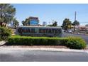 Quail Estates West community sign with well-maintained landscaping at 2851 S Valley View Blvd # 1134, Las Vegas, NV 89102