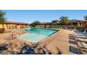 A large, inviting community pool with lounge chairs and well-maintained landscaping at 10725 Wrigley Field Ave, Las Vegas, NV 89166