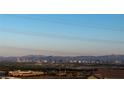 Scenic view of the city skyline and surrounding mountains against a clear sky at 10725 Wrigley Field Ave, Las Vegas, NV 89166