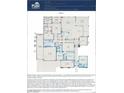 Detailed floor plan of the home showcasing layout and room dimensions at 4630 Blushing Dawn Ave, Las Vegas, NV 89118