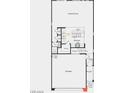 First floor plan featuring a garage, powder room, pantry, kitchen, and great room at 10275 Water Knot Ave, Las Vegas, NV 89166