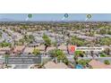 Aerial view of the community, showing proximity to Downtown, the Strip, and the Raiders Stadium at 2204 Brighton Shore St, Las Vegas, NV 89128