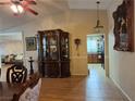 Dining room with a large china cabinet and direct access to the kitchen at , Las Vegas, NV 89128