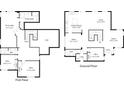 Detailed floor plan of a two-story home showing dimensions and room layouts at 1870 Desert Forest Way, Henderson, NV 89012