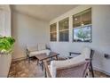 Cozy outdoor patio with brick flooring and comfortable seating at 530 Sonoma Range St, Las Vegas, NV 89138
