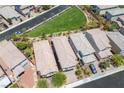 An aerial view shows the property's location within a well-kept neighborhood at 9136 Cocowoods Pl, Las Vegas, NV 89148