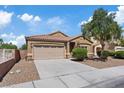 Charming single-story home with desert landscaping and a two-car garage at 6041 Rosanna St, Las Vegas, NV 89113