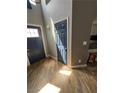 Inviting entryway with stylish flooring and modern door at 3736 Steinbeck Dr, Las Vegas, NV 89115