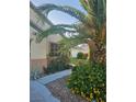 Lush landscaping and a paved walkway add charm to this delightful residence at 5717 Blizzard Breeze St, North Las Vegas, NV 89081