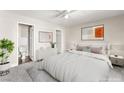 Serene bedroom with a neutral palette, ensuite bathroom, and modern decor at 6800 E Lake Mead Blvd # 1018, Las Vegas, NV 89156