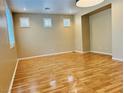 Inviting living room featuring light-colored walls and beautiful flooring at 9100 Hombard Ave, Las Vegas, NV 89148