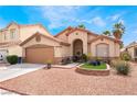 Attractive single-story home with neat landscaping and a covered front entry at 5121 Backwoodsman Ave, Las Vegas, NV 89130