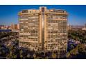 Imposing high-rise residential building showcasing its architectural grandeur and modern design at 3111 Bel Air Dr # 21A & 21C, Las Vegas, NV 89109