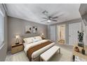 Serene bedroom with a plush bed, stylish nightstands, and soft lighting, creating a peaceful retreat at 601 Cabrillo Cir # 536, Henderson, NV 89015