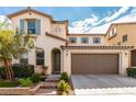 Charming two-story home boasting a neat lawn, neutral paint, and a spacious two-car garage at , Las Vegas, NV 89166
