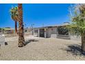 Quaint single-story home with desert landscaping and gated entry at 1641 K St, Las Vegas, NV 89106