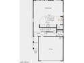 Open-concept floor plan featuring the great room, kitchen, entry, and garage at 9546 Marsh Aster St, Las Vegas, NV 89139