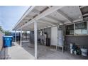 Covered carport featuring ample space, storage, and convenient access to utilities at 4831 Vermont Ave, Las Vegas, NV 89107