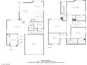 Detailed floor plan showcasing the layout of the home's two floors at 5458 Walton Heath Ave, Las Vegas, NV 89142