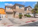 Charming two-story home with a well-maintained front yard and a convenient attached garage at 2149 Clancy St, Las Vegas, NV 89156