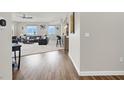 Spacious living room featuring hardwood floors and ample natural light at 8255 Las Vegas Blvd # 722, Las Vegas, NV 89123