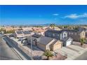 Suburban homes showcase desert landscaping and mountain views at 4314 Flaming Ridge Trl, Las Vegas, NV 89147