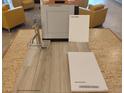 Interior design selection featuring flooring, countertops, cabinet style, and faucet finish samples at 1529 Little Penguin St, Las Vegas, NV 89138