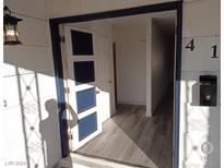 Bright entryway with new flooring and a modern front door at 417 Antelope Way, Las Vegas, NV 89145