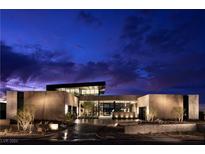 Stunning modern home with sleek design and desert landscaping at 7 Stoneshead Ct, Henderson, NV 89012