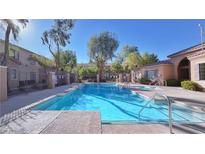 Inviting community pool with spa and ample deck space at 2020 Rancho Lake Drive Dr # 205, Las Vegas, NV 89108