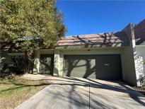 Single story home with attached garage and mature tree at 3624 Townsend St, Las Vegas, NV 89121