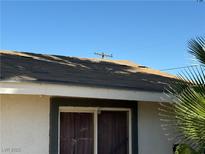 House roof showing some damage and needs repair at 2705 Castlewood Dr, Las Vegas, NV 89102