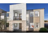 Modern two-story home with balcony and neutral color scheme at 6106 Garden Oasis St # Lot 1, Las Vegas, NV 89148