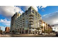 Modern building exterior with city views and balconies at 353 E Bonneville Ave # 433, Las Vegas, NV 89101