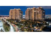 Luxury highrise building with city views at night at 9103 Alta Dr # 501, Las Vegas, NV 89145