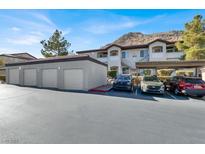 Exterior view showing assigned parking spaces and building access at 3515 Cactus Shadow St # 104, Las Vegas, NV 89129