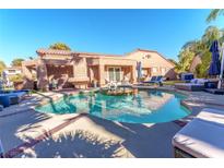 Inviting pool with spa and ample lounge space at 5061 Breakers Ln, Las Vegas, NV 89113