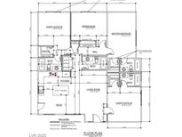 Detailed floor plan showcasing the layout of the home at 619 Brush St, Las Vegas, NV 89107