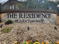 The Residence at Canyon Gate community entrance sign at 2200 S Fort Apache Rd # 1101, Las Vegas, NV 89117