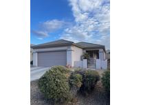 One-story house with attached garage and desert landscaping at 3025 Seaford Peak Dr, Henderson, NV 89052